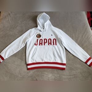 Ralph Lauren Polo Japan Men Hoodie World Cup Olympics Size M Medium